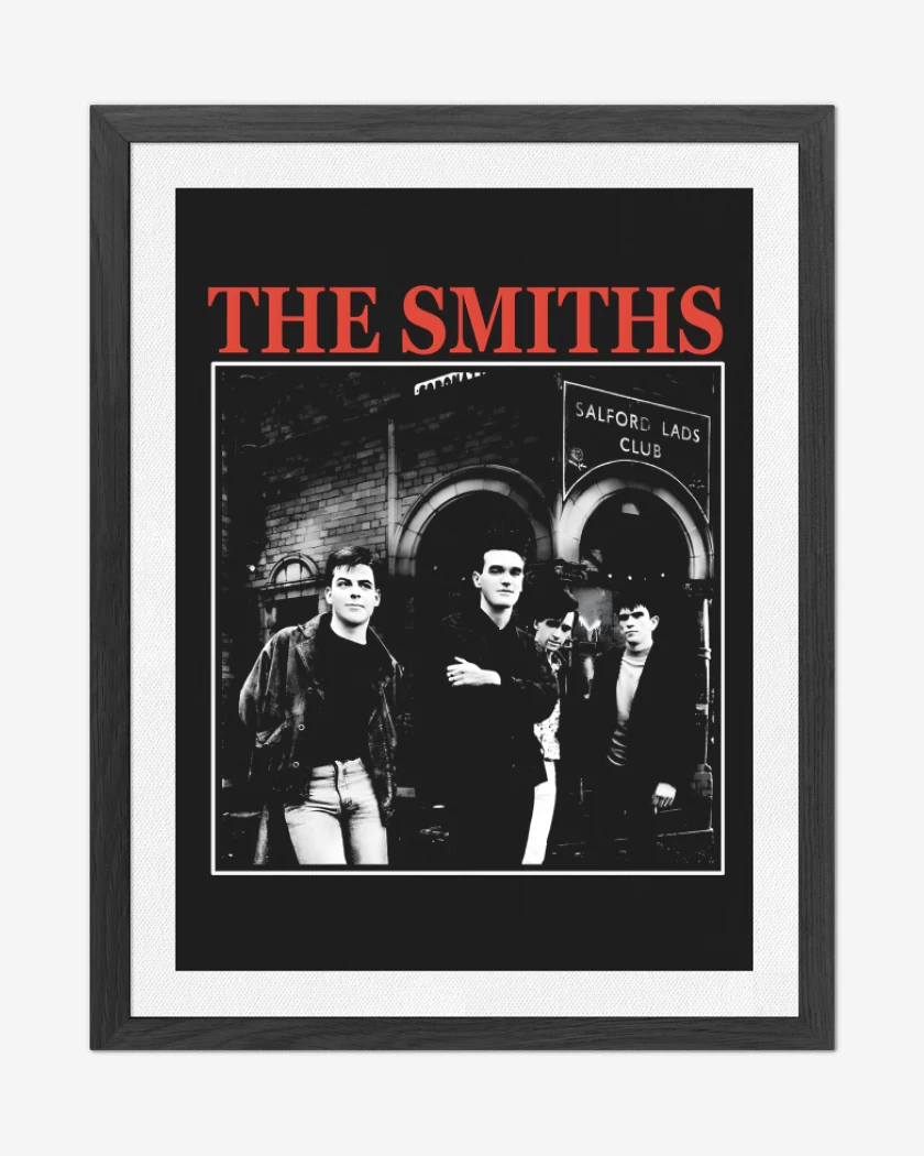Cuadro decorativo Negro de The Smiths Band