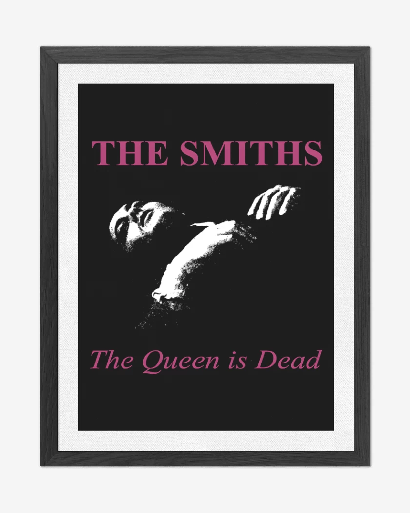 Cuadro decorativo Negro de The Queen is Dead 