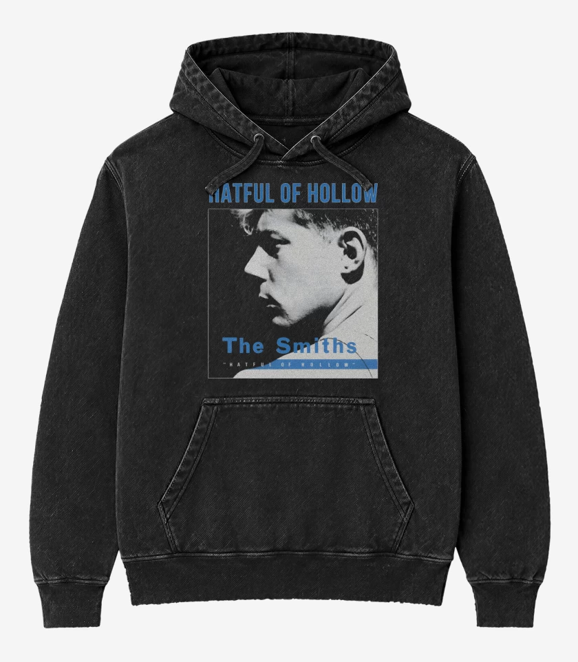 Poleron Canguro Acid Wash Negro de Hatful of Hollow