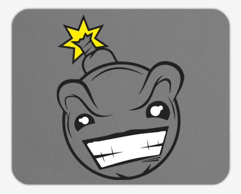 Mousepad Gris Melange de Bomb