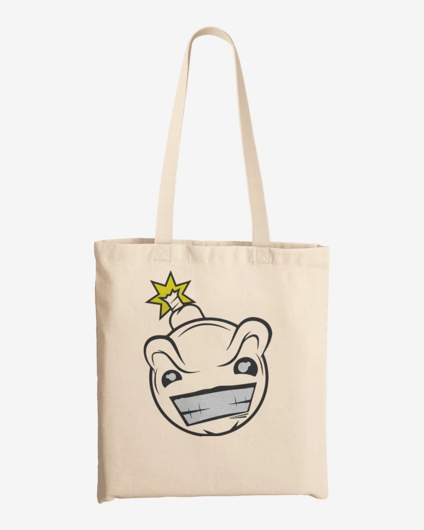 Totebag Blanco de Bomb