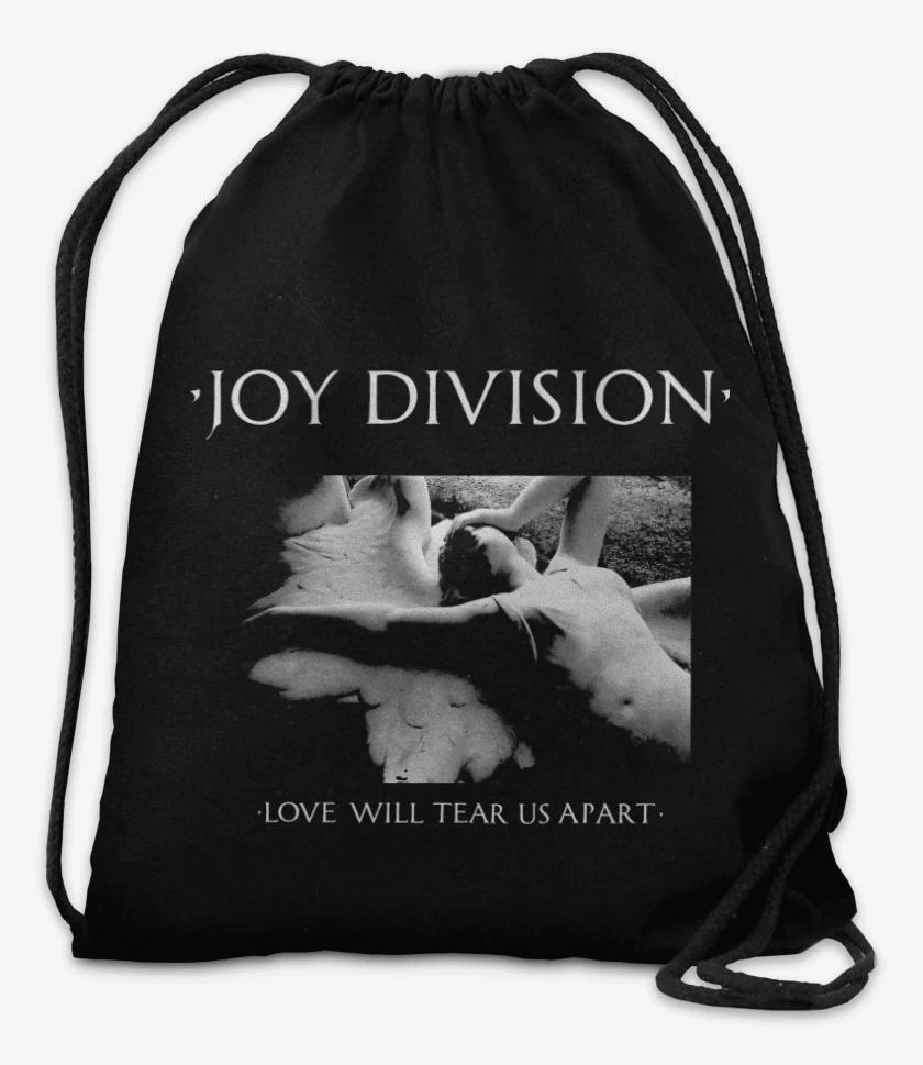 Mochila Negro de Love Will Tear Us Apart