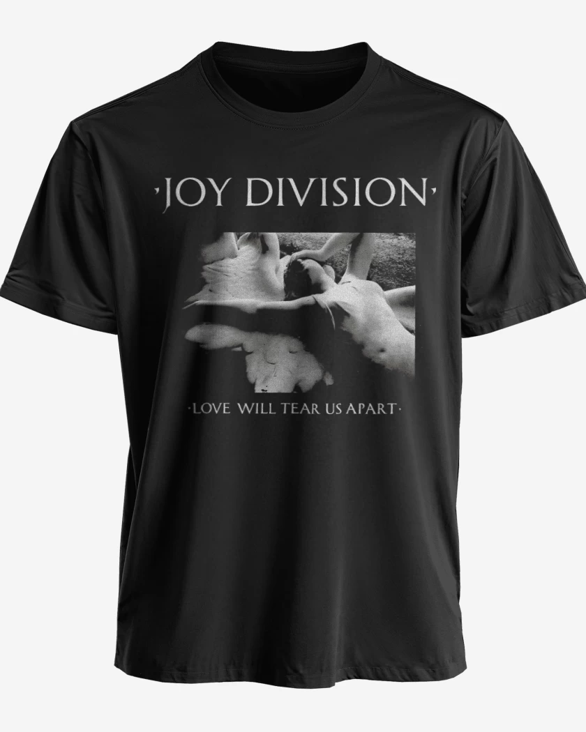 Polera premium Negro de Love Will Tear Us Apart