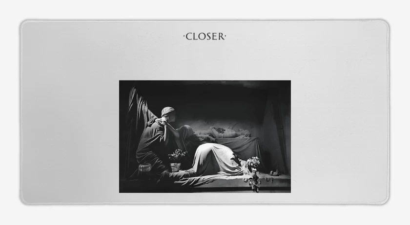 Mouse pad Gamer Blanco de Closer BW