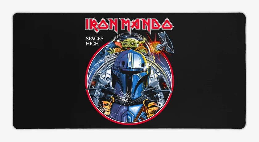 Mouse pad Gamer Negro de Spaces High