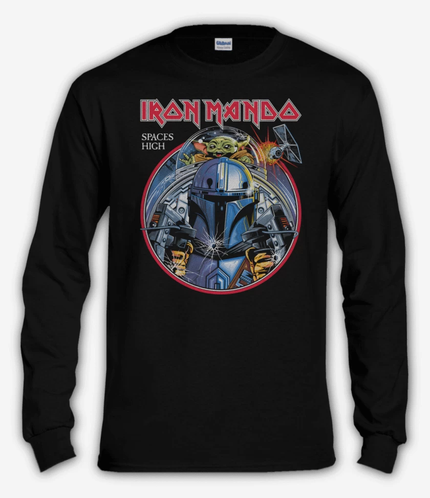 Polera manga larga Negro de Spaces High