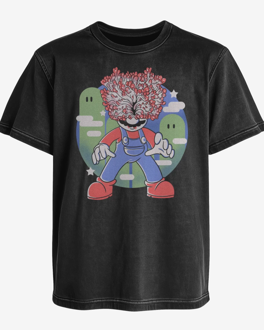 Polera desgastada Bigote Esporas