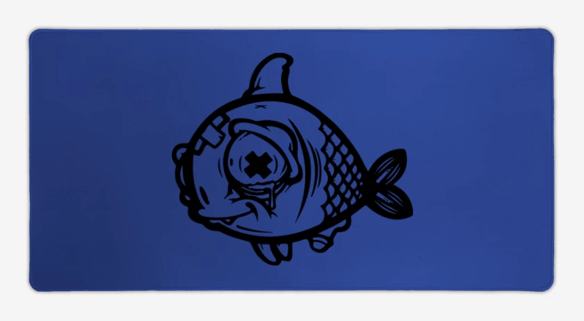 Mouse pad Gamer Azul Rey de Pez