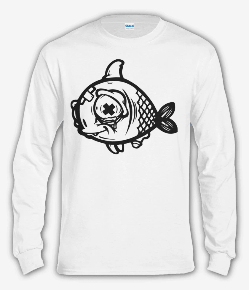 Polera manga larga Blanco de Pez