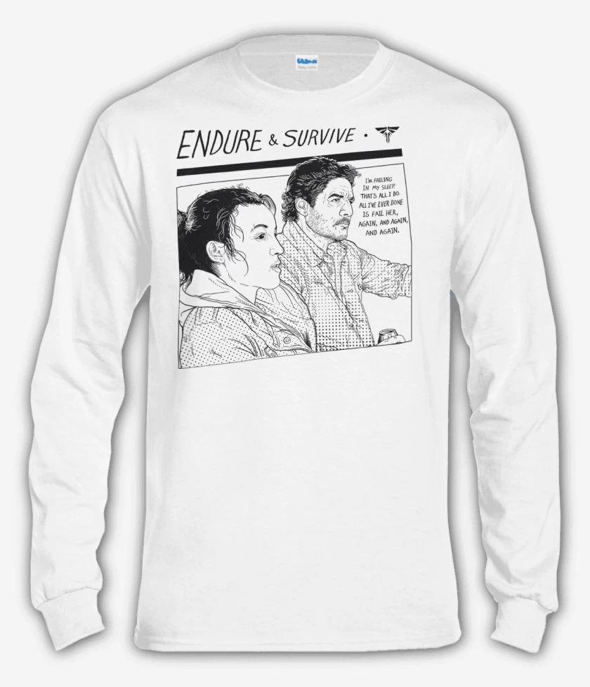 Polera manga larga Blanco de Sonic of Us