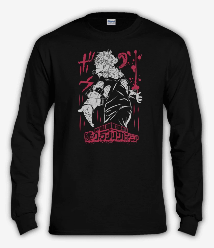 Polera manga larga Negro de Shigaraki