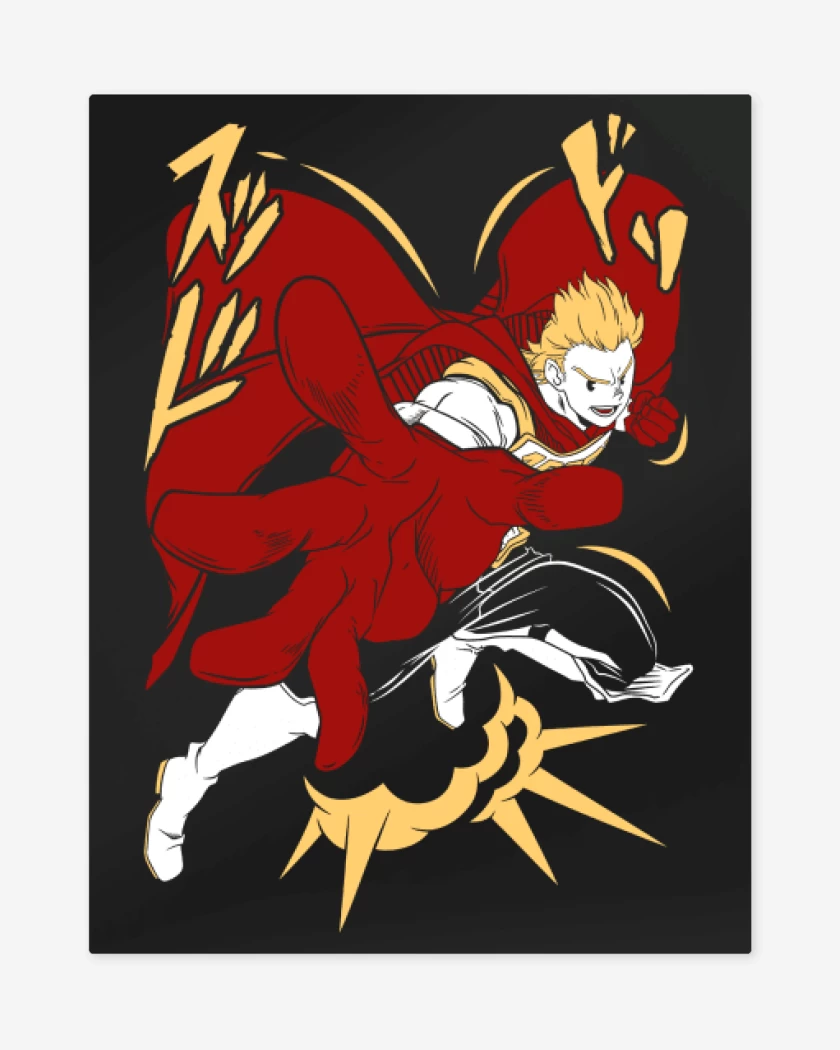 Print metalico Negro de Mirio Togata 