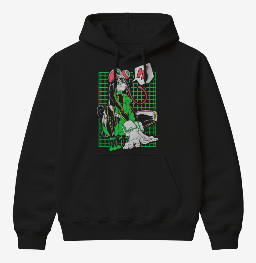 Poleron Canguro básico Negro de Froppy