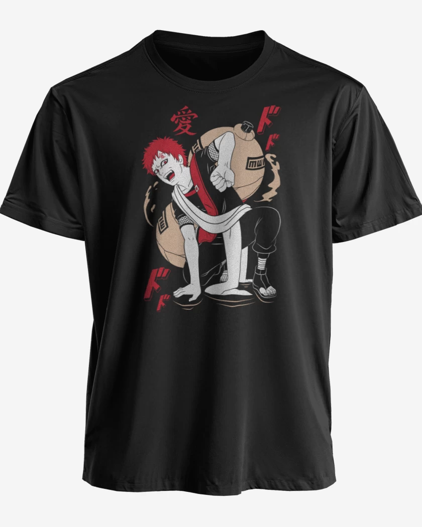 Polera premium Negro de Gaara 