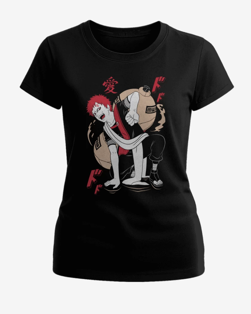 Polera de Mujer Negro de Gaara 