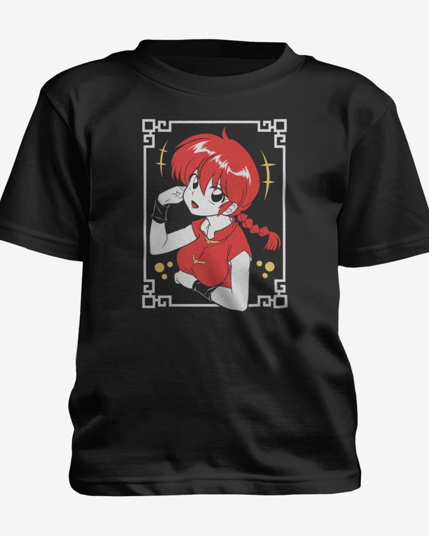 Polera de niño Negro de Ranma 1/2