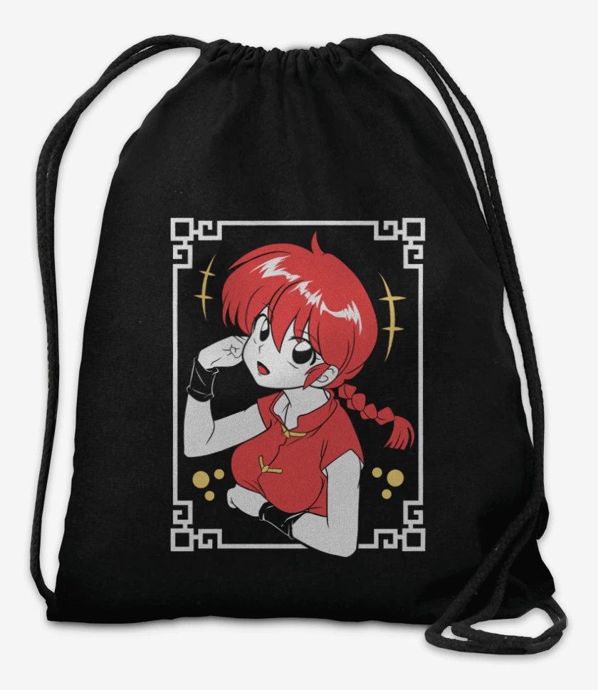 Mochila Negro de Ranma 1/2