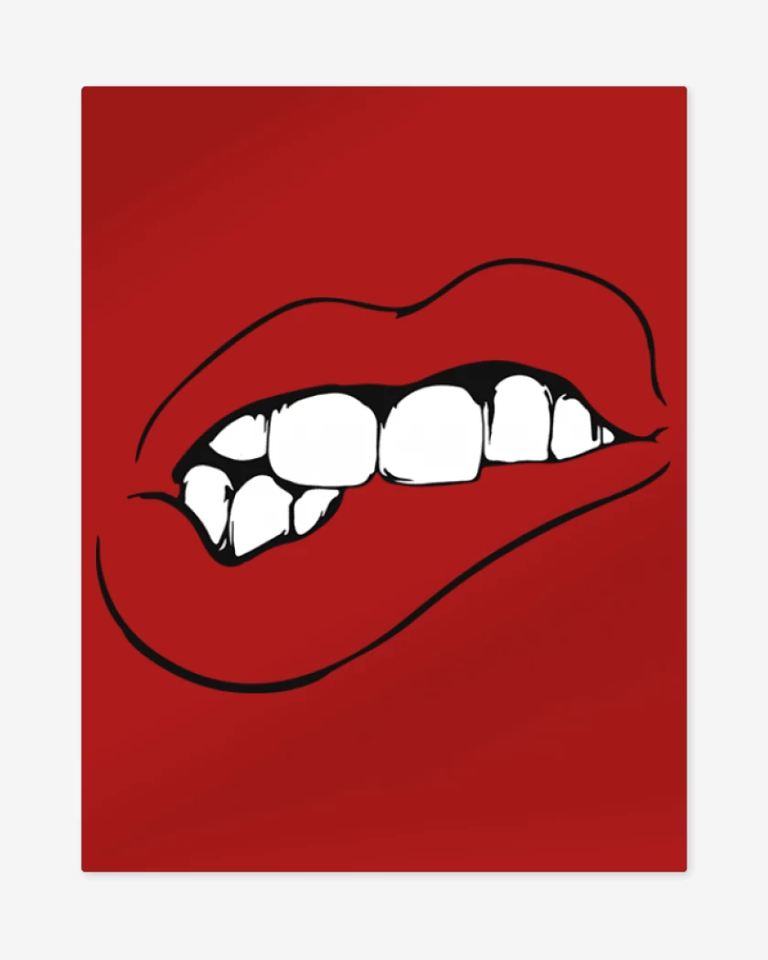 Print metalico Rojo de Boca