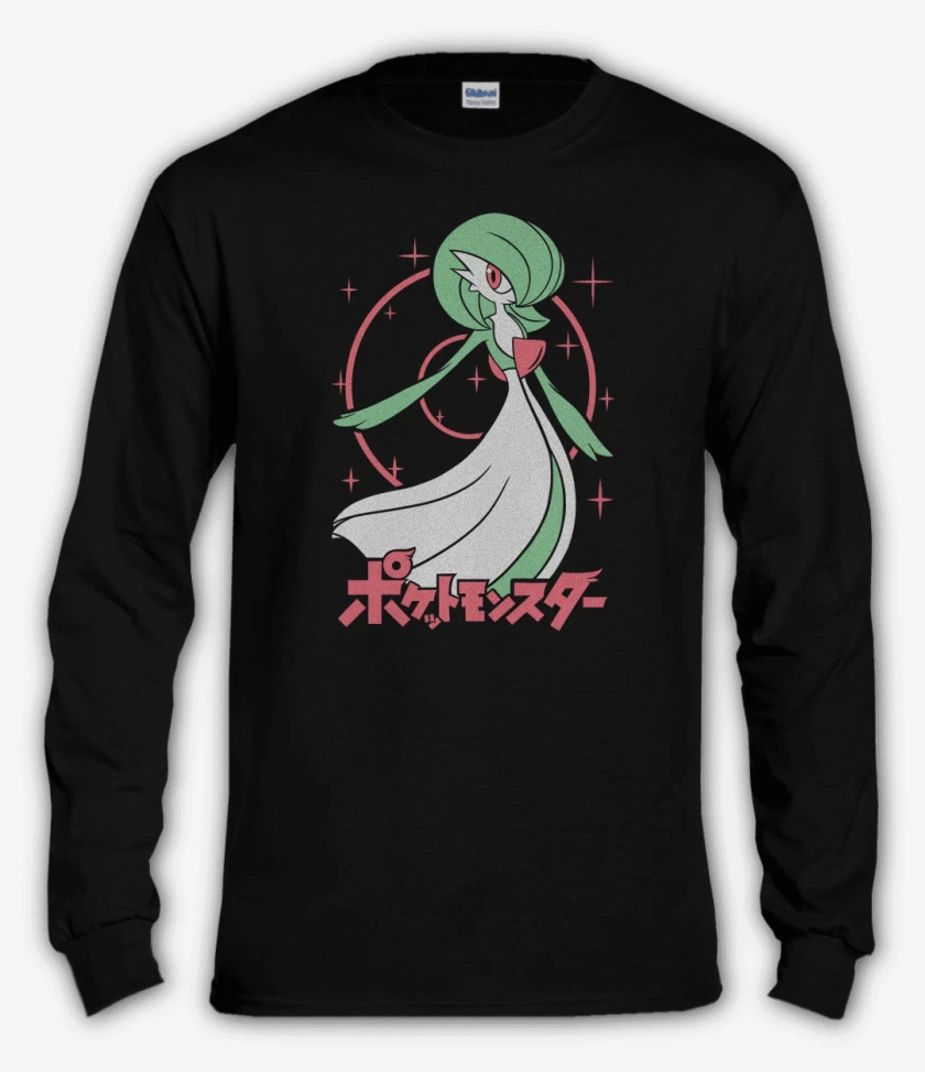 Polera manga larga Negro de Gardevoir 