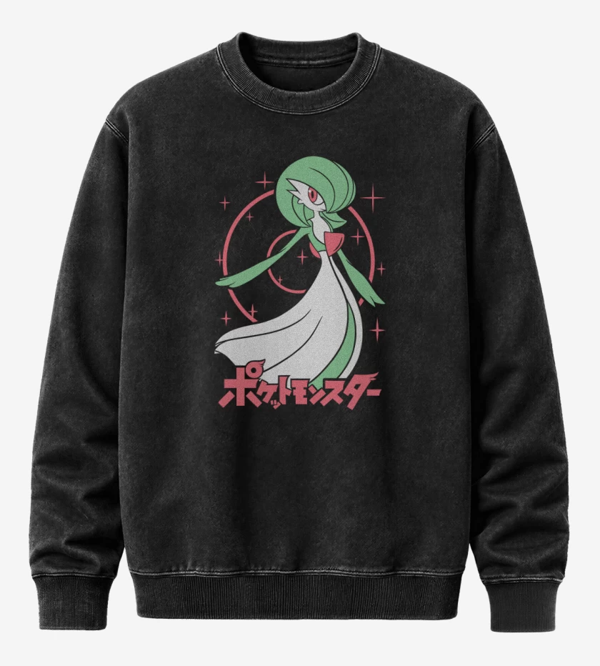 Poleron Polo Acid Wash Negro de Gardevoir 