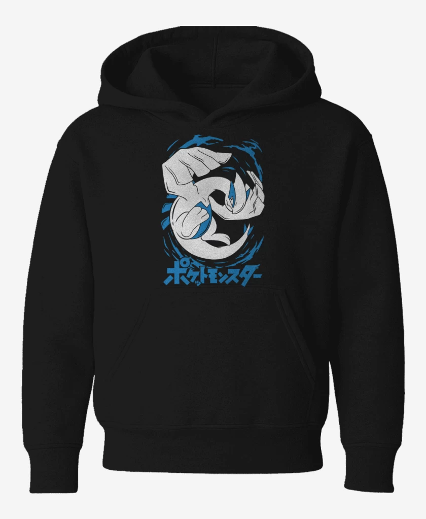 Poleron de niño Negro de Lugia Legendario