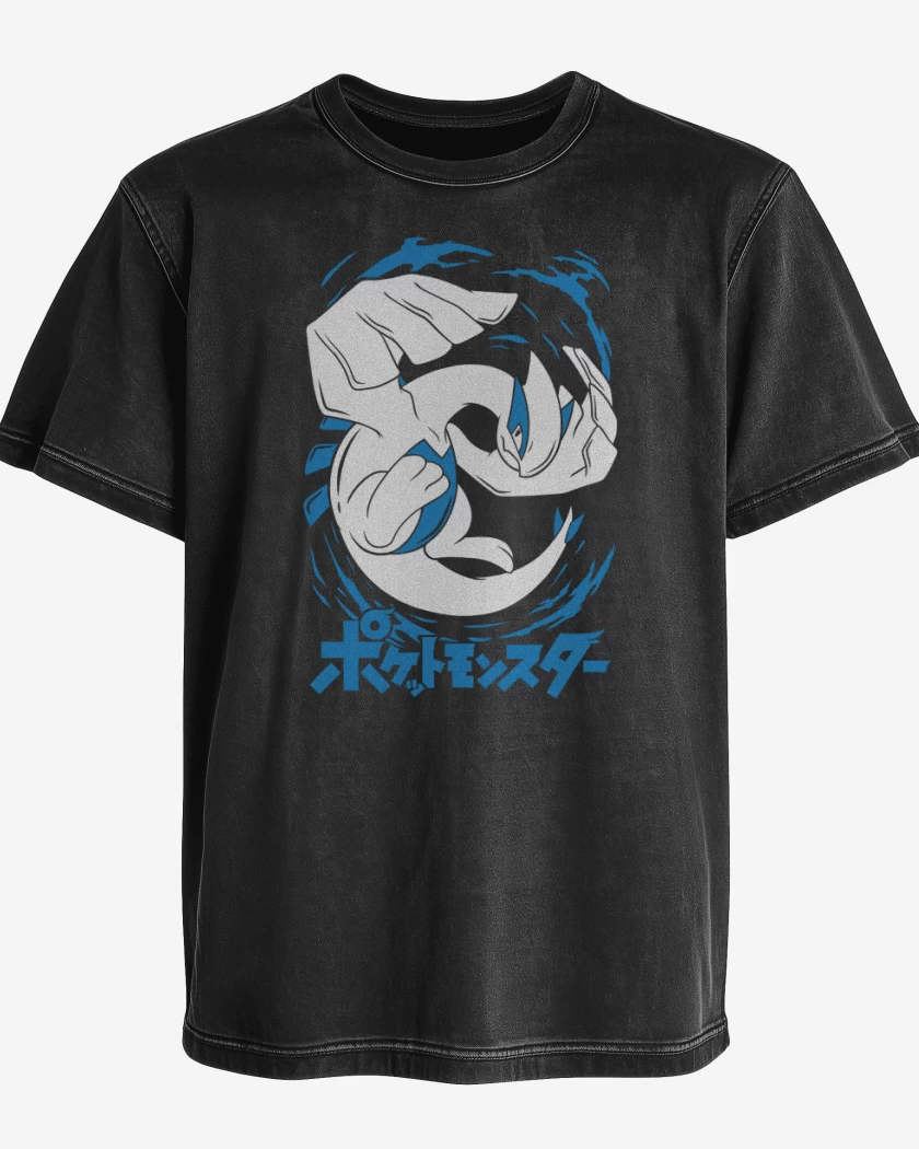 Polera desgastada Lugia Legendario