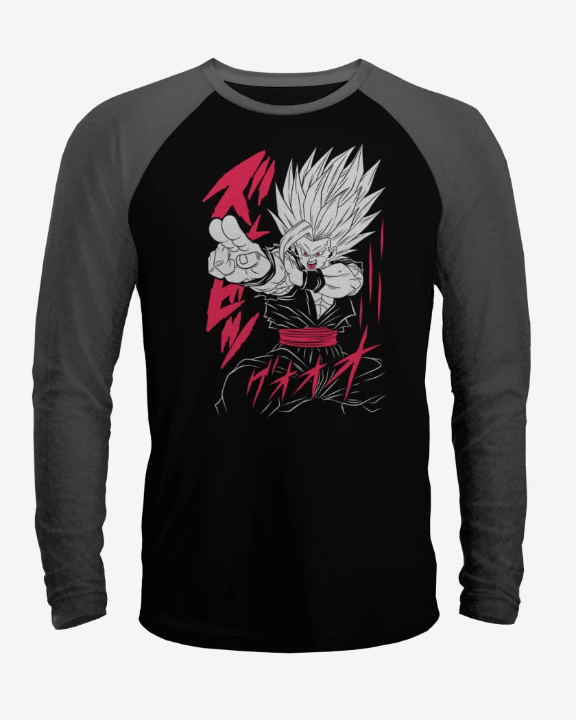 Polera Raglan Gohan Bestial
