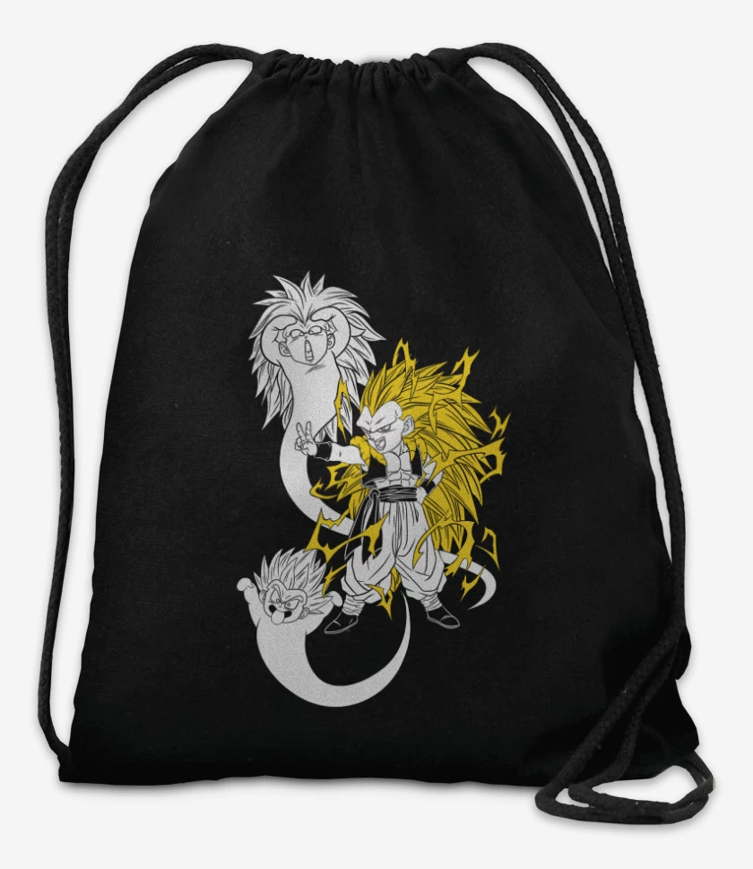 Mochila Negro de Gotenks Fantasmitas