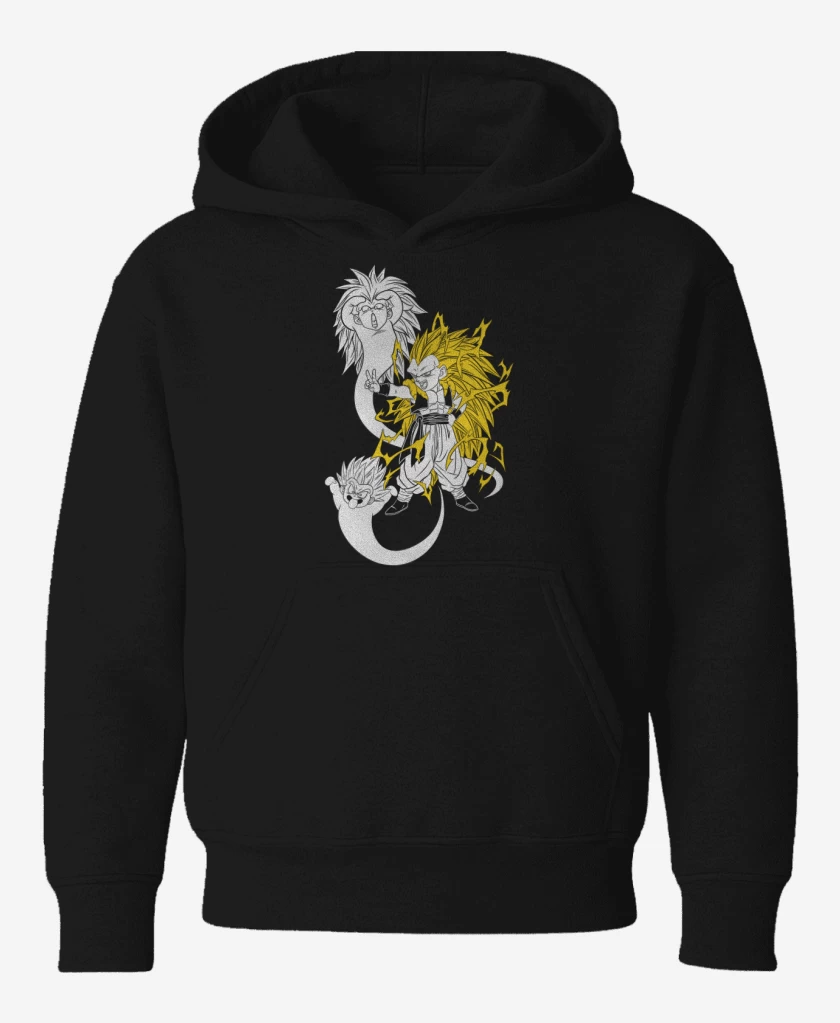 Poleron de niño Negro de Gotenks Fantasmitas