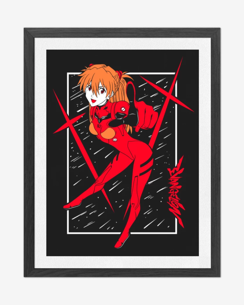 Cuadro decorativo Neon Genesis Asuka