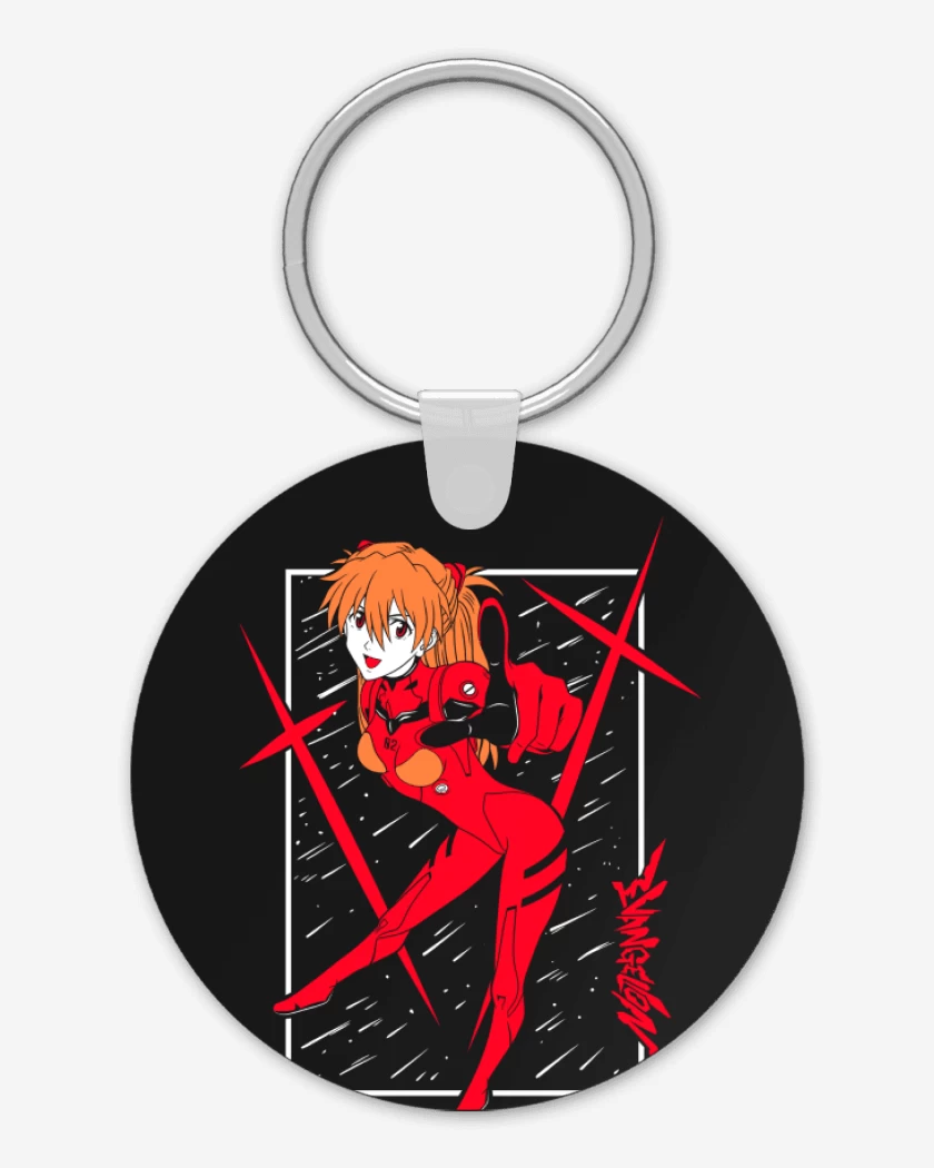 Llavero Neon Genesis Asuka