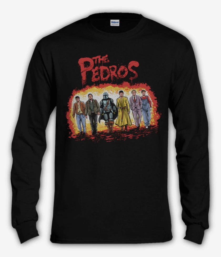 Polera manga larga Negro de Los Pedritos