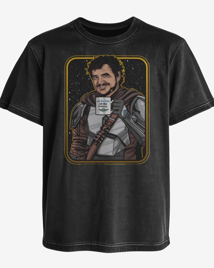 Polera desgastada Negro de Pascalorian