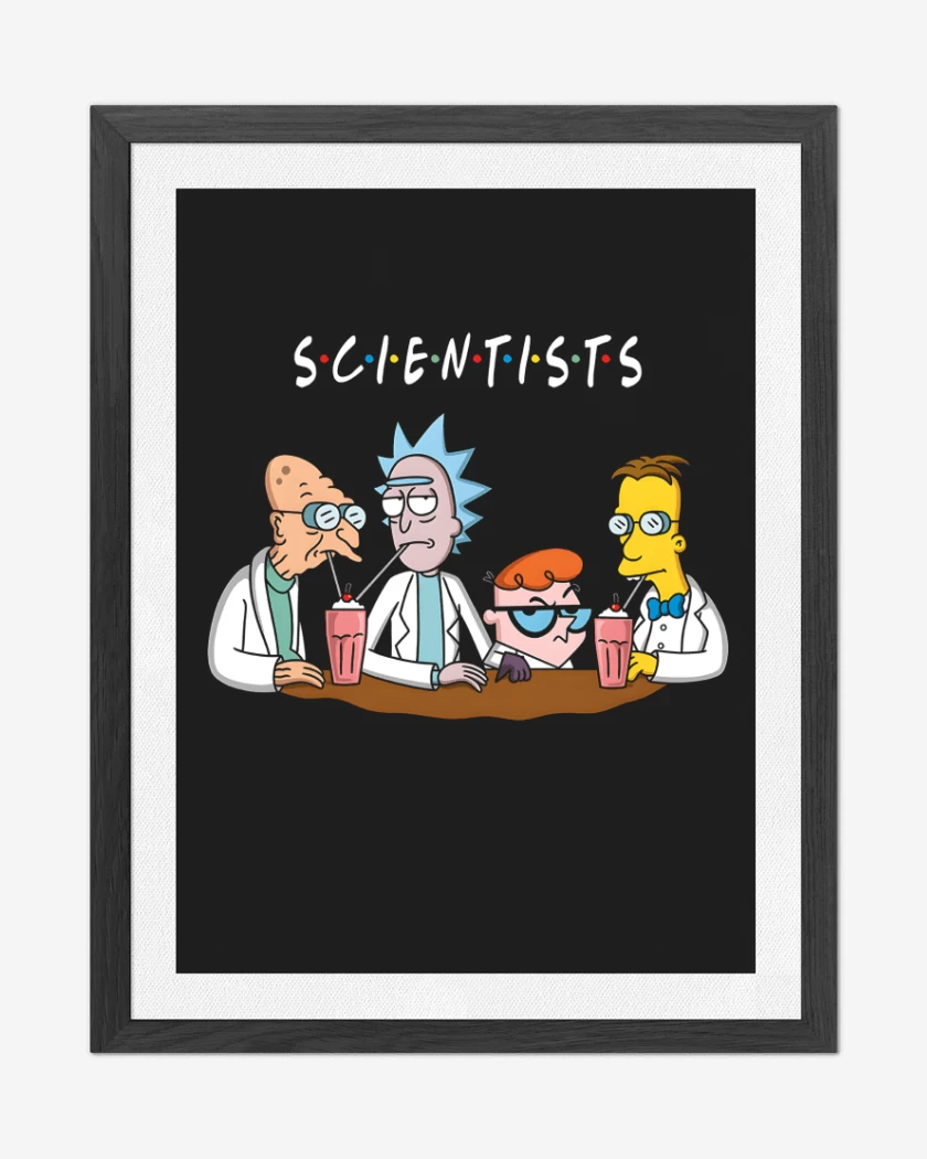Cuadro decorativo Negro de Cientificos