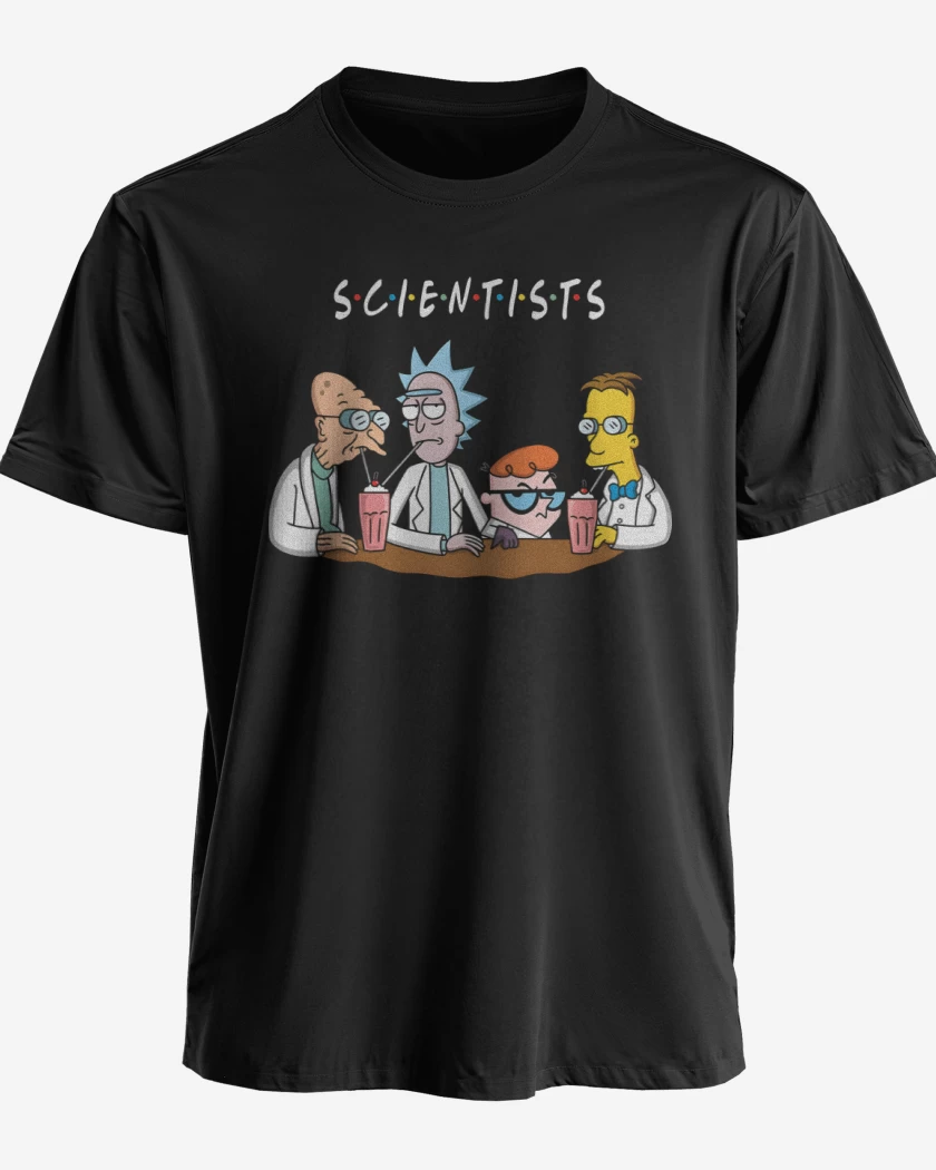 Polera premium Negro de Cientificos