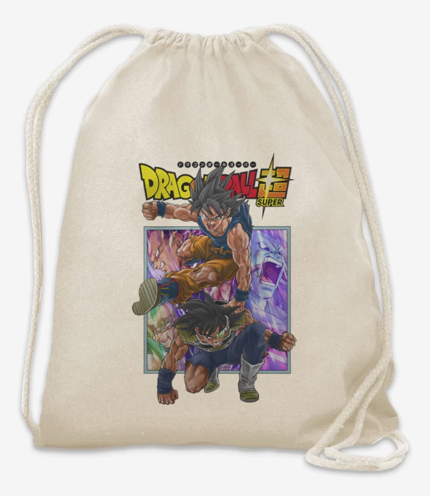 Mochila Blanco de Goku x Bardock