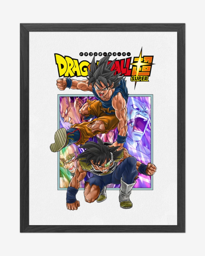 Cuadro decorativo Goku x Bardock