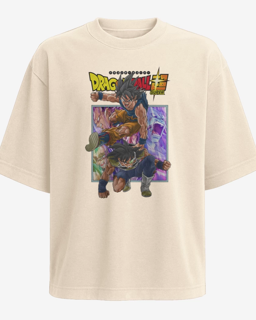 Polera Oversize Goku x Bardock