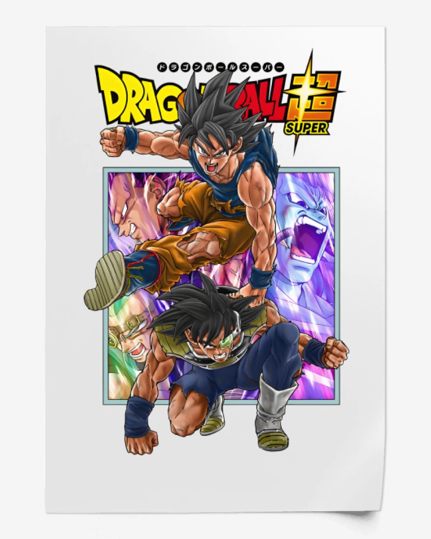 Print Blanco de Goku x Bardock