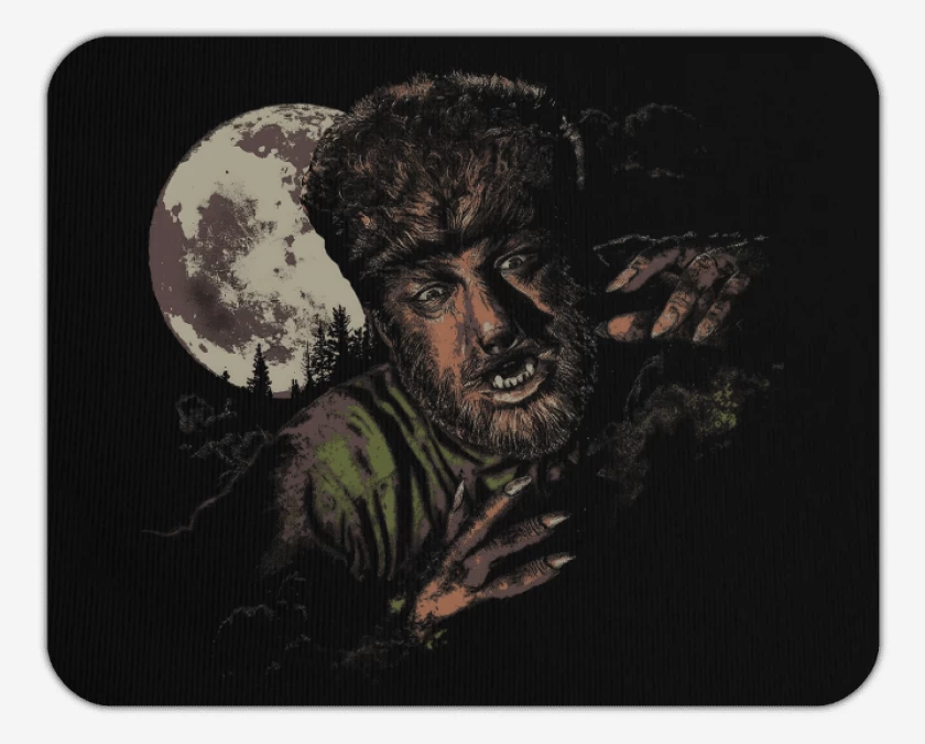 Mousepad Hombre Lobo Classic