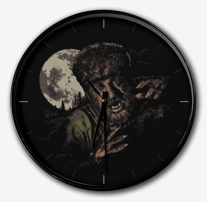 Reloj Negro de Hombre Lobo Classic