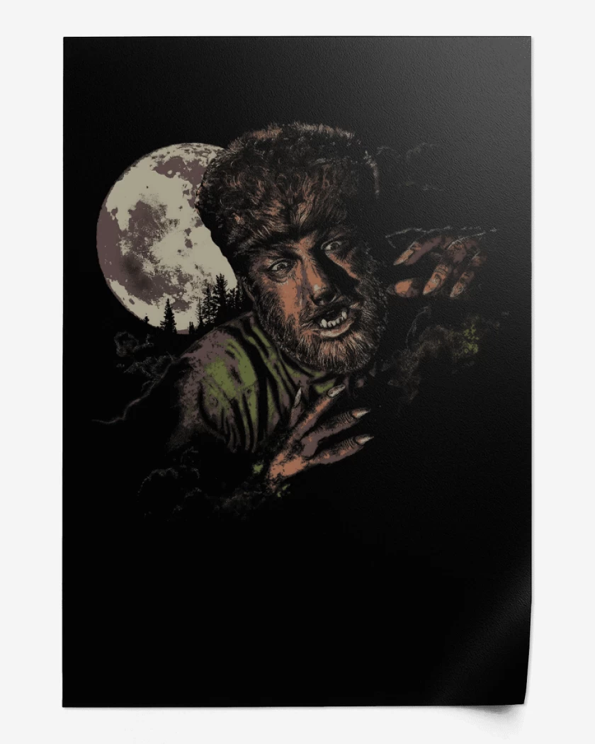 Print Hombre Lobo Classic