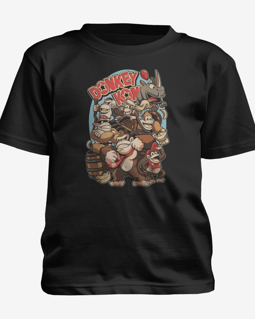 Polera de niño Negro de Forever Donkey
