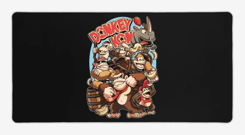 Mouse pad Gamer Negro de Forever Donkey