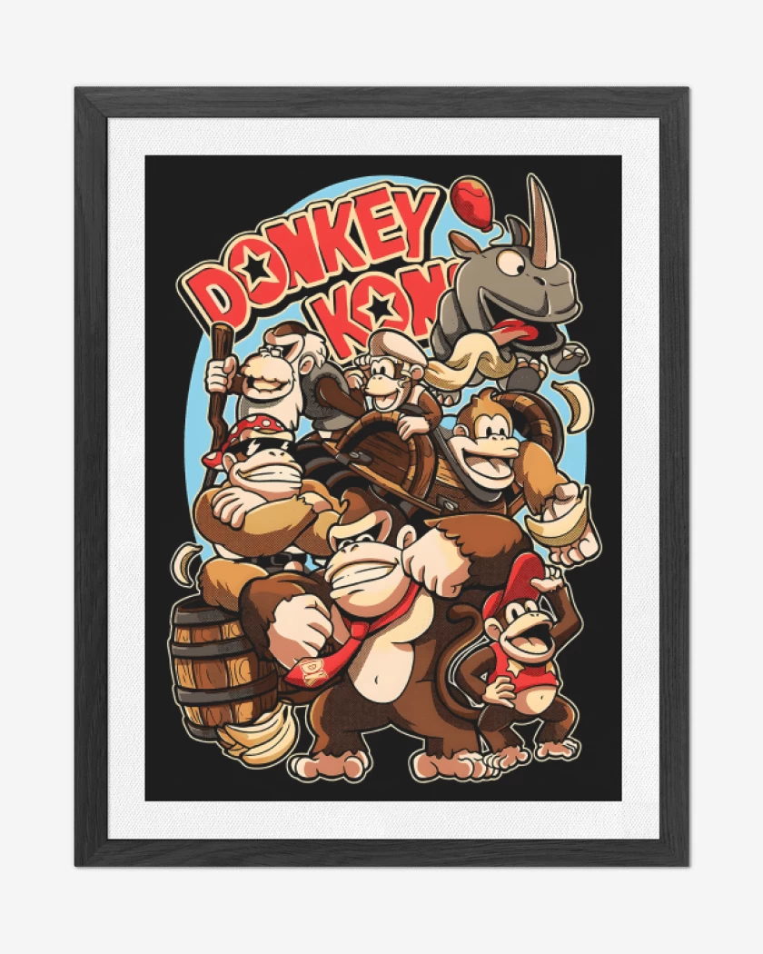 Cuadro decorativo Negro de Forever Donkey