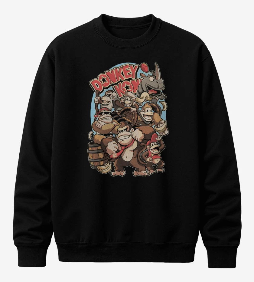 Poleron polo Negro de Forever Donkey