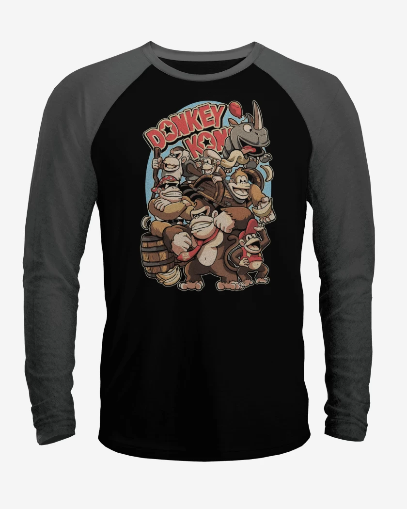 Polera Raglan Forever Donkey