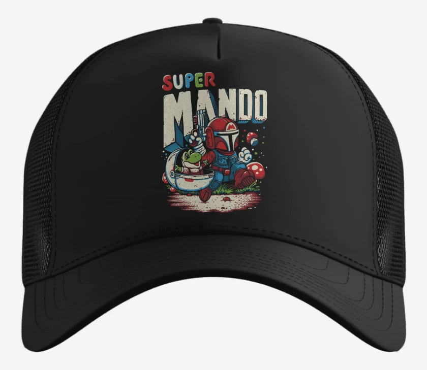 Gorro Negro de Super Mando