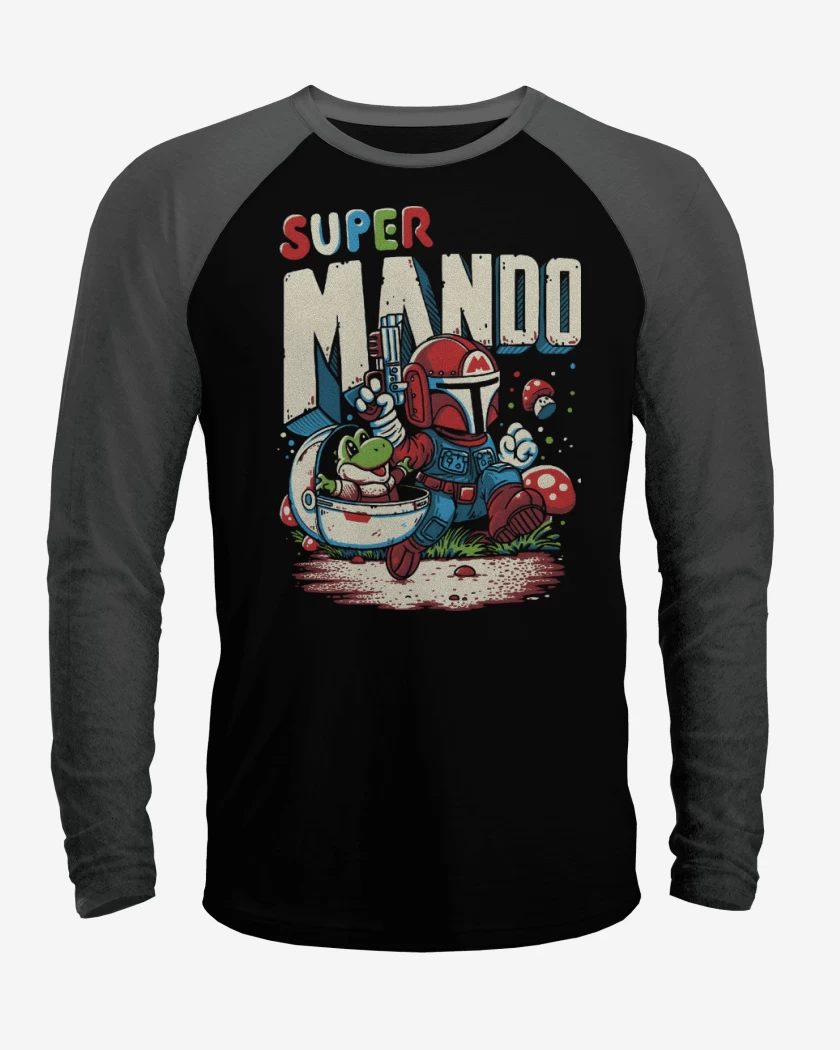 Polera Raglan Super Mando