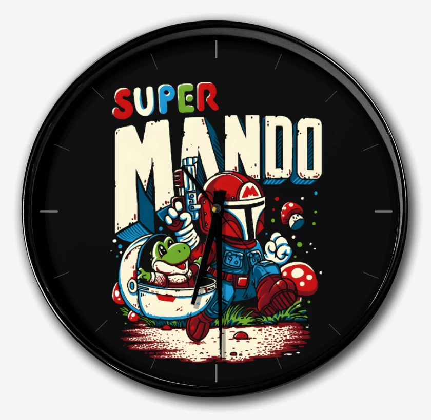 Reloj Negro de Super Mando